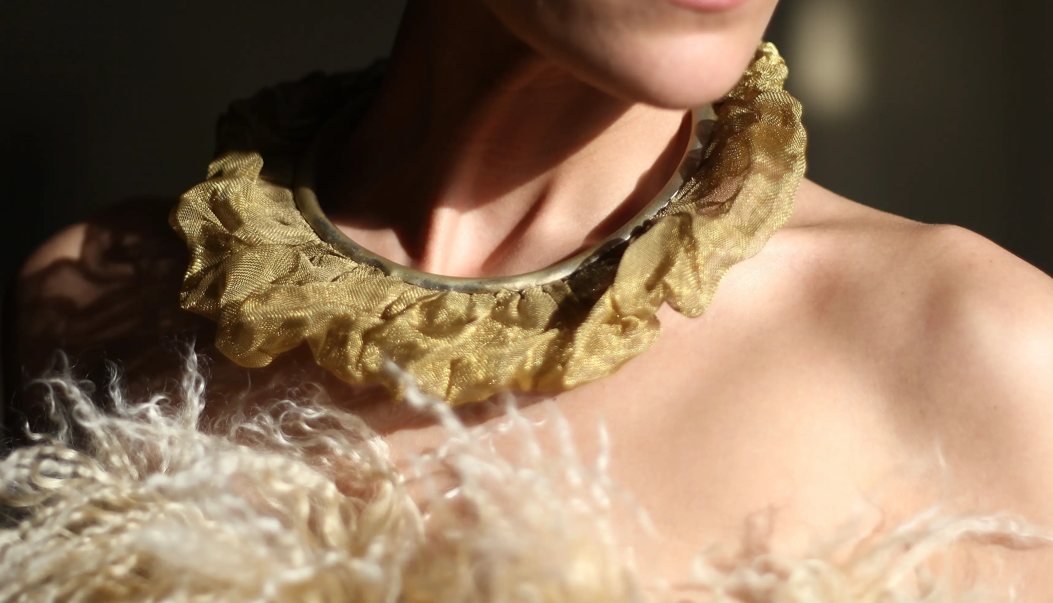 Hoor 04, handmade brass adornment