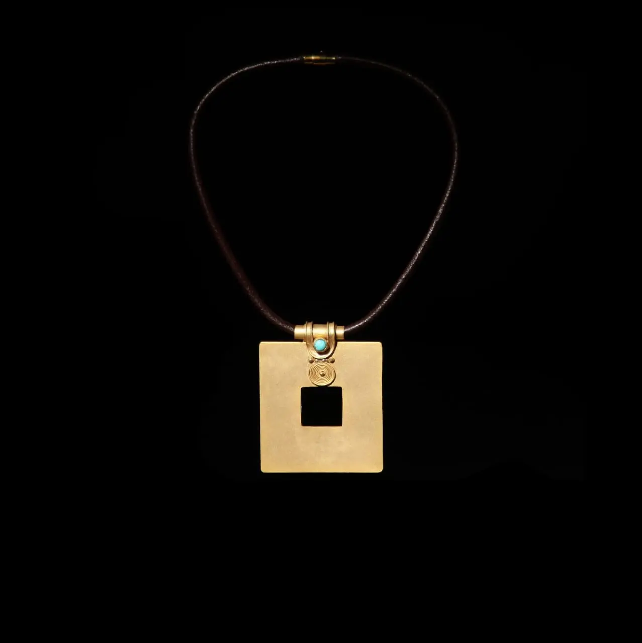Hoor 05, handmade brass adornment