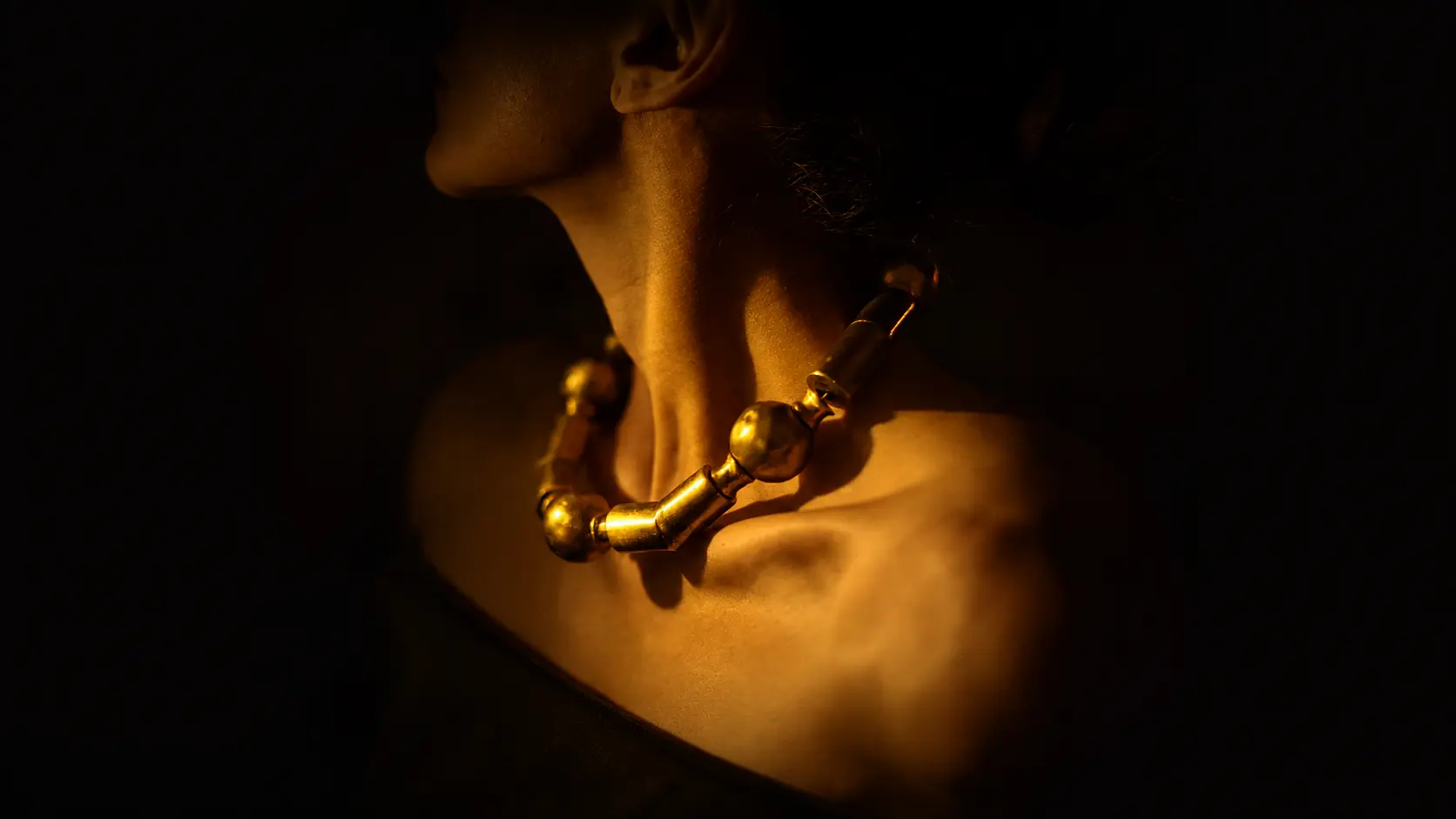 Hoor 07, handmade brass adornment by Lobat Mirgoli