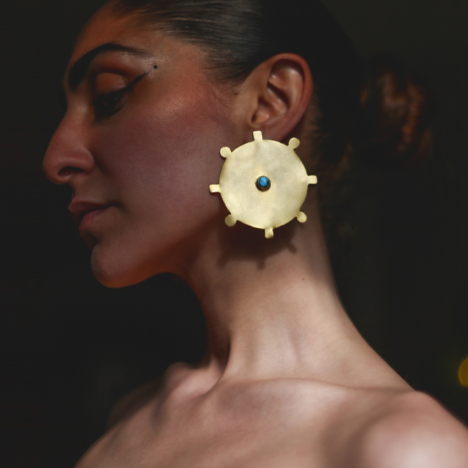 Hoor jewelry piece #01 with turquoise