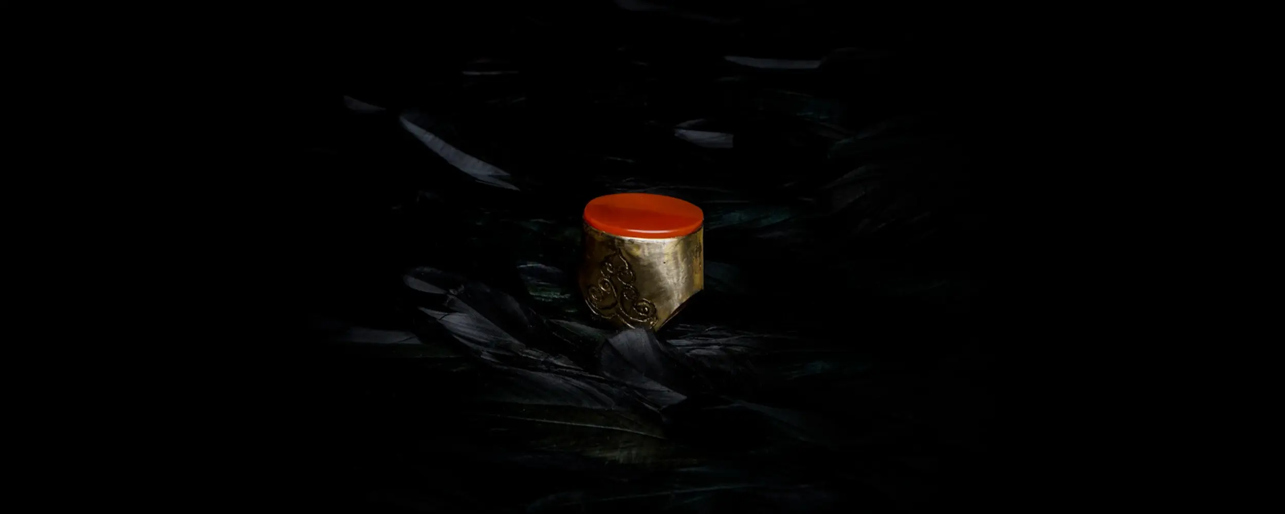 Hoor 03, handmade brass adornment by Lobat Mirgoli